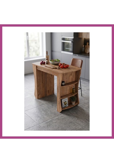 Gees Global Mutfak Masası Mutfak Adası Ada Masa Bar Masası Kahvaltı Masası Raflı Çok Amaçlı Dolap Modern Masa 120x60 Cm 9836 Atlantik Çam Gbzs Atlantik - Çam Gees Global Mutfak Masası Mutfak Adası Ada Masa Bar Masası Kahvaltı Masası Raflı Çok Amaçlı Dolap Modern Masa 120x60 Cm 9836 Atlantik Çam Gbzs Atlantik - Çam