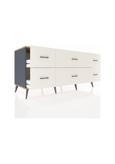 Kronos Konsol 6 Çekmeceli 176x59x83 Antrasit-çam/aytaşı Çam/aytaşı Kronos Konsol 6 Çekmeceli 176x59x83 Antrasit-çam/aytaşı Çam/aytaşı