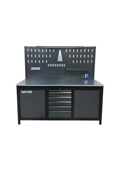 Takpower Ttr4411 2 Metre Takım Tezgahı 5 Çekmeceli 2 Dolaplı