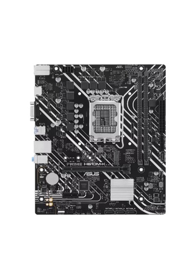 Prıme H610m-k Ddr5 5600mhz 1xvga 1xhdmı 1xm.2 Usb 3.2 Matx 1700p 12. / 13. 14. Nesil İşlemci Uyumlu