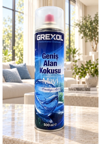 Vivanni Home Mavi Ev Ofis Mağaza Oda Kokusu 500 Ml Kötü Kokuları Nötralize Eden Geniş Alan Spreyi Ferah
