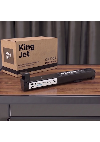 Kingjet Hp Uyumlu  Cf310a Siyah Standart Kapasiteli Tekli Çipli Uyumlu  Toner M855dn