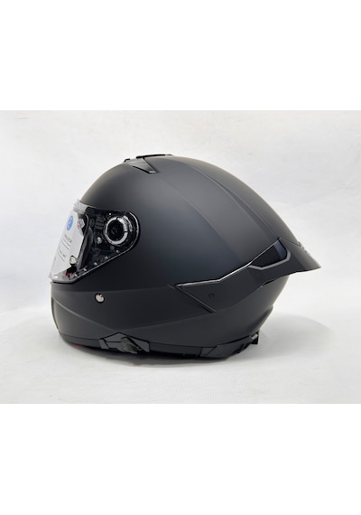 Mt Thunder 4sv R Pure Mat Siyah Şefaf Vizörlü Kask - Iç Güneş Vizörlü Sİyah