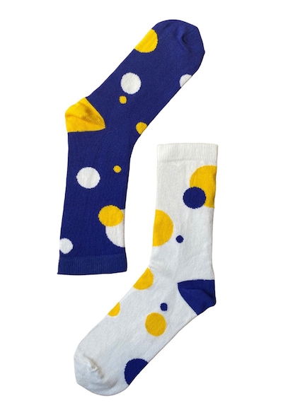 The Socks Company 3'lü Desenli Kadın Çorap Set Çok Renkli