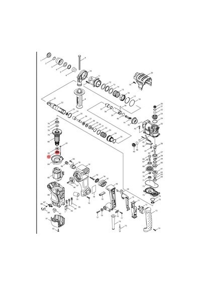 Makita HR2811F Rulman 627 Ürün Kodu 210023-2