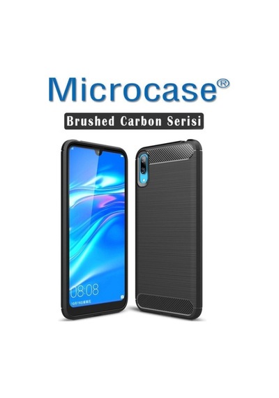 Huawei Y7 Pro 2019 Brushed Silikon Kilif + Cam (Seç) 344597530