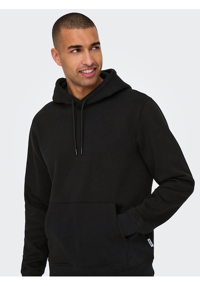 Only & Sons Onsconnor Lıfe Reg Siyah Erkek Sweatshirt 22029225