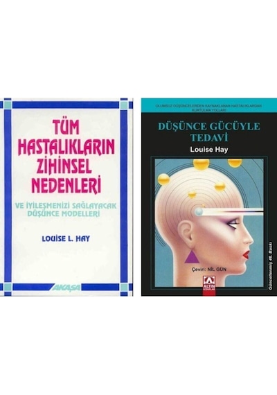 Tüm Hastalıkların Zihinsel Nedenleri Düşünce Gücüyle Tedavi 2 Kitap Set