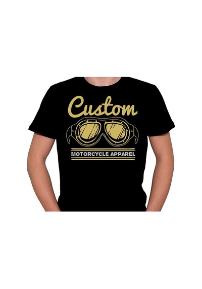 Custom Retro Motorcycle Glasses Harley Tişört Unisex T-shirt 001