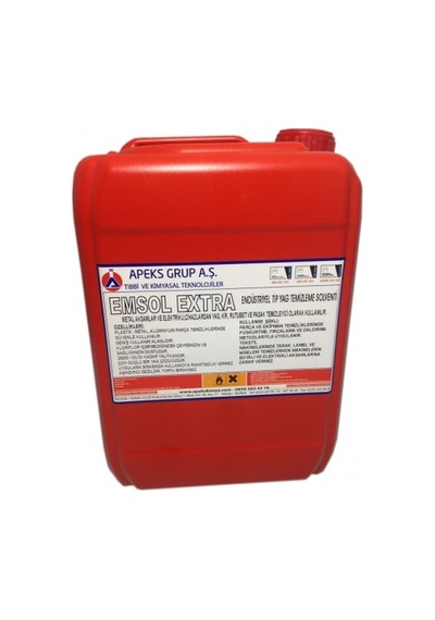 Endüstriyel Tip Yağ Temizleme Solventi - Emsol Extra 10 Kg
