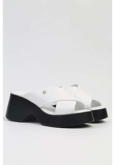 Pierre Cardin Pc-7192- 3968 Beyaz-kadın Platform Terlik Beyaz