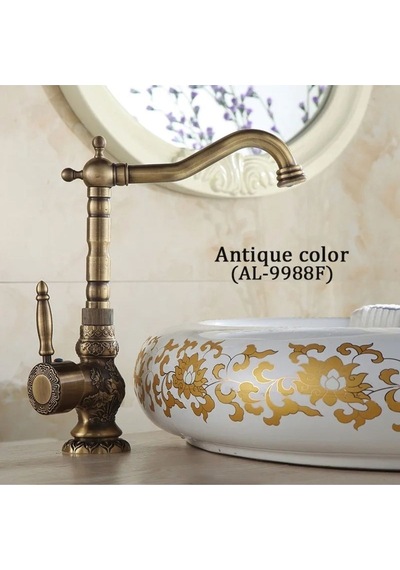 Banyo Lavabo Bataryası Antik Çanak Lavabo Uyumlu Uzun Model Yeni
