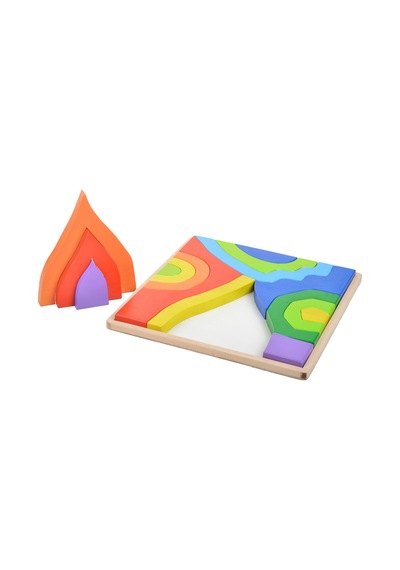 Wood&Joy Dört Alev Puzzle