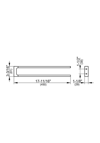 Keuco Edıtıon 11 Havluluk 45Cm Krom