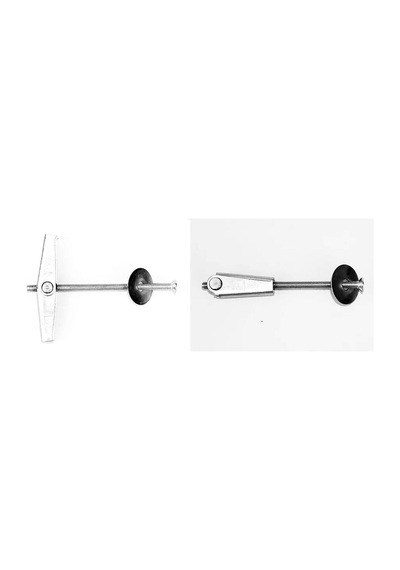 Metal Alçıpan Paraşüt Dübel Vidalı 8 Cm - 20 Adet Evimdeyokyok