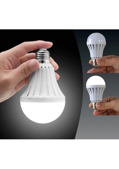 Ct 4229 E 27 Duylu Şarjlı Led Ampul Beyaz