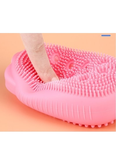 Süngerli Silikon Banyo Kesesi Çok Renkli