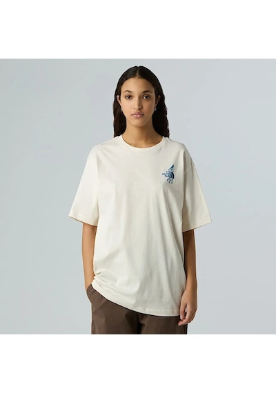 The North Face U Powder Days Relaxed S/s Tee-graphıc Erkek Tişört Nf0a8e4dqlı1 Nf0a8e4dqlı1 Bey Beyaz