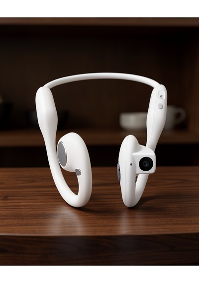 Kameralı Bluetooth Kulaklık Mikrofonlu Açık Kulak E12kulaklık-3