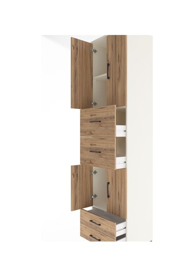 Hyperion Dolap 3 Raflı 4 Çekmeceli 4 Kapaklı 60x44x243 Aytaşı... Aytaşı
