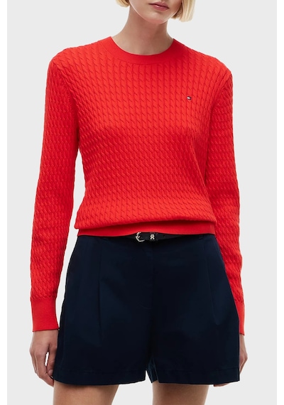 Tommy Hilfiger % 100 Pamuk Regular Fit Bisiklet Yaka Örgü Kazak Kadın Kazak Ww0ww44993 Xnf Kırmızı Tommy Hilfiger % 100 Pamuk Regular Fit Bisiklet Yaka Örgü Kazak Kadın Kazak Ww0ww44993 Xnf Kırmızı