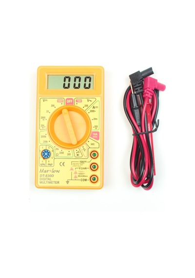 Dt-830d Dijital Ölçü Aleti Multimetre Sarı Renk