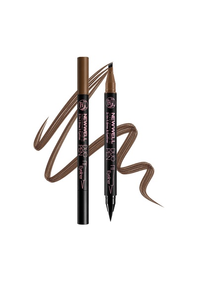 Duo Pen 2-in-1 Brow & Eyeliner Light Brown 02 2 Ml