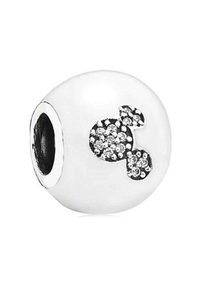 Nur Silver Mickey Mouse Gümüş Charm Nur-bl02009