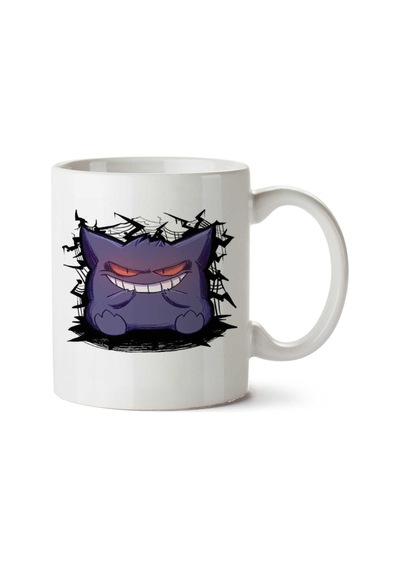Gengar011 İki Tarafı Baskılı Kupa Bardak Çok Renkli