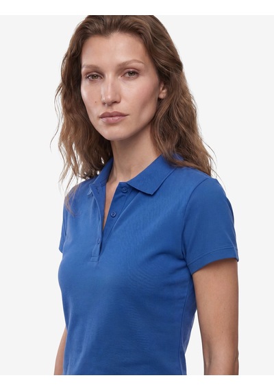 Koton Pamuklu Slim Fit Kısa Kollu Düğmeli Polo Yaka Tişört Lacivert 6sak50482ek