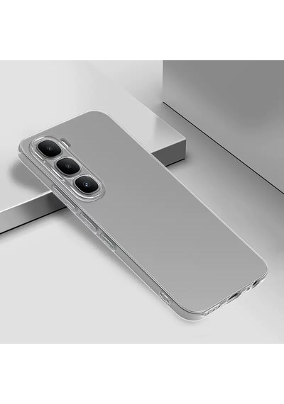Maks Technology İnfinix Hot 60i Kılıf Mkst Süper Silikon Kapak - Şeffaf