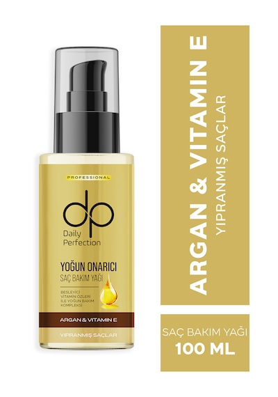Dp Daily Perfection Pamuk Sütü Şampuan 800 ML + Argan Yağlı Saç Bakım Yağı 100 ML