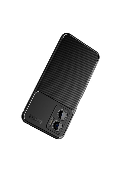Xiaomi Uyumlu Redmi Note 11e Kılıf Zore Karbon Görünümlü Negro Silikon Kapak
