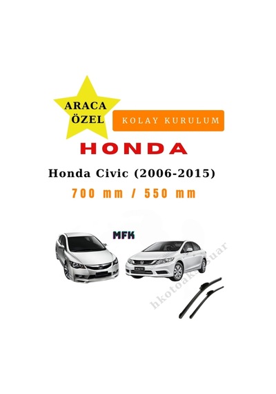 Honda Civic 2006-2015 Araca Özel Silecek