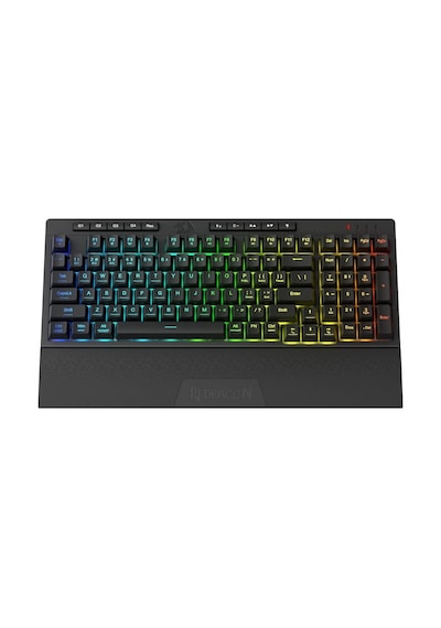 K515 Pro Shiva Rgb Kablosuz Membranlı Türkçe Oyun Klavyesi, 98 Tuşlu Mekanik Hissi Klavye Ve Smooth Lineer Switch,ma