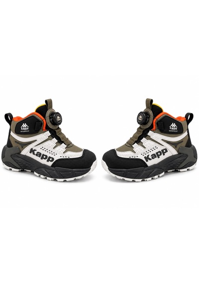 Kappa Kp-4073f Erkek Çocuk Akıllı Bağcıklı Waterproof Su Geçirmez Bot Siyah - Haki