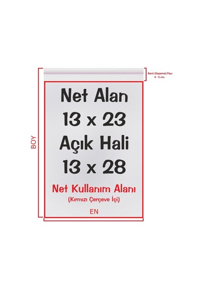 13x23+5 cm (13*28) 500 Adet Şeffaf Bantlı Yapışkanlı jelatin Poşet