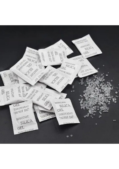 25 Adet 10 Gr. Silikajel Nem Alıcı Silika Jel Rutubet Önleyici Küf Giderici Silica Gel