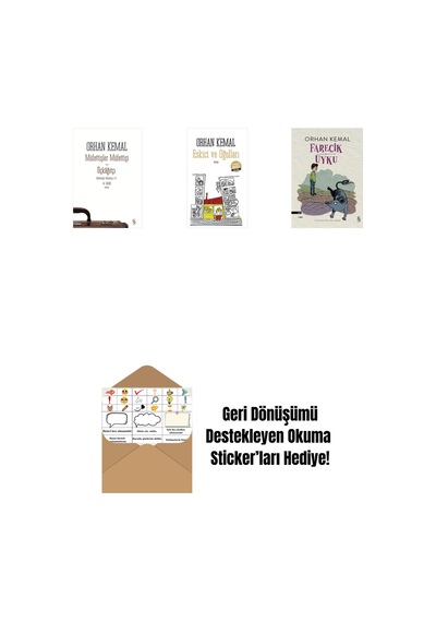 Müfettişler Müfettişi - Üçkâğıtçı 2 Kitap Bir Arada + Eskici Ve Oğulları Midi Boy + Farecik Uyku + Okuma Sticker'ları