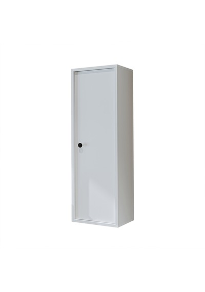 Banyo Dolabı Mat Mdf 110 X 35 Cm Banyo Boy Dolabı Beyaz Mat Beyaz
