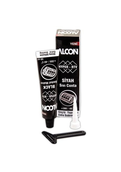 Alcon Hyper-Rtv Siyah Sıvı Conta 50 Ml