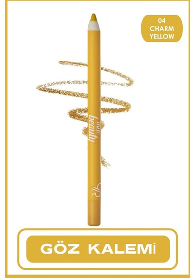 Miss Beauty Colorpop Eyepencil No: 04 Charm Yellow - Göz Kalemi 0