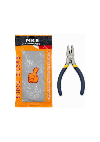 Mke Handtools Mini Pense 4.5 İnç 115 Mm - Çelik Yaylı- 10'li Paket