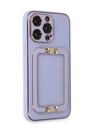 Newface Apple iPhone Uyumlu 13 Pro Max Kılıf Coco Elit Kapak Semeglbl - 79 - Lila