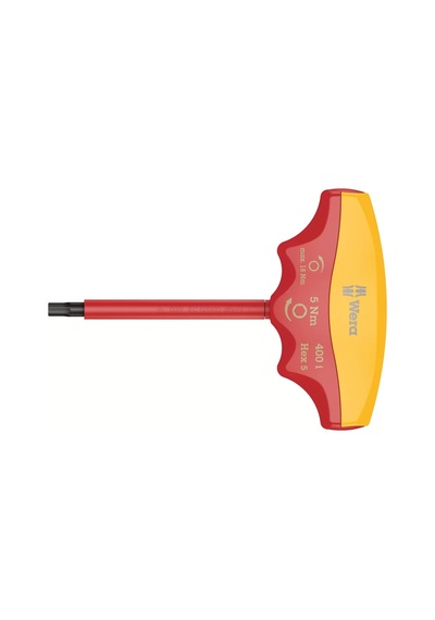 Wera 400 İ Vde Altıgen Sabit Torklu Tornavida, 4 Mm X 5.0 Nm