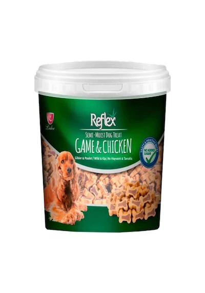 Reflex Semi-Moist Av Hayvanlı ve Tavuklu Yumuşak Köpek Ödül Maması 500 G
