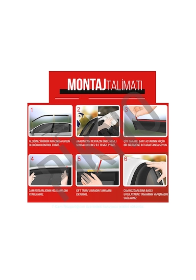 Volkswagen Passat B6 2005-2011 Kromlu Cam Rüzgarlığı 4'lü Set A+ Plus