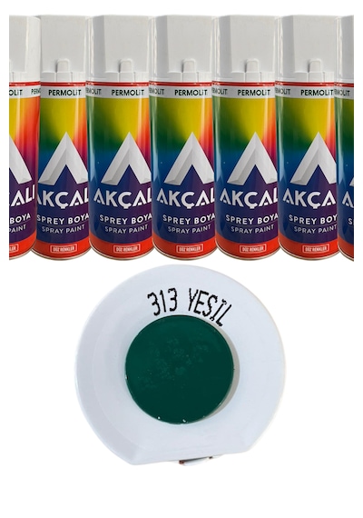 Sprey Boya Akçalı Alüminyum,ahşap,plastik,demir,metal Sprey Boyama 400 Ml 313 Yeşil