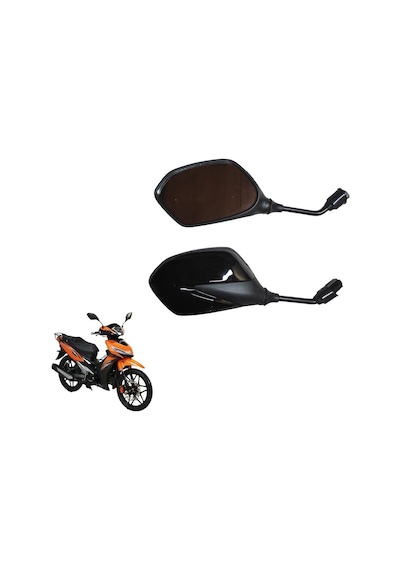 Motosiklet Ayna Takımı - Kuba / Rks Easy Pro 50 Ayna Takim