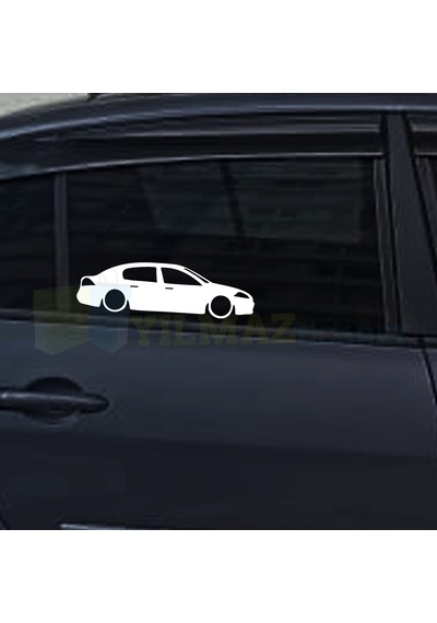 Renault Magane 2 Sedan Basık Araç Oto Sticker Yapıştırma1 Çift